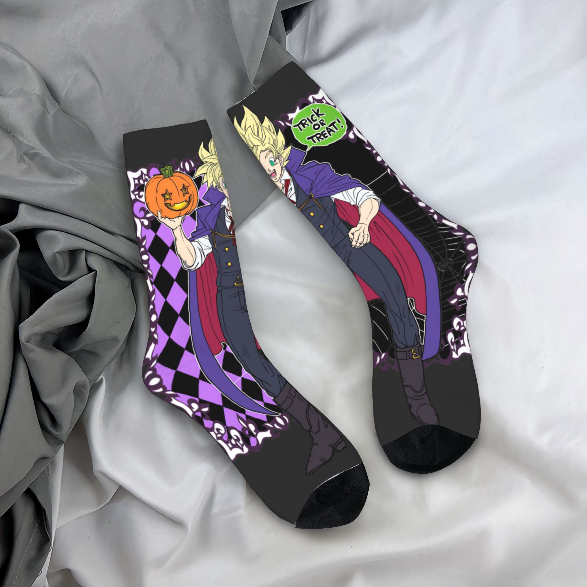 Men'S Accessories Gift Ideas - DBZ DragonBallZ D-DragonBall-L Halloween Pumpkin Socks