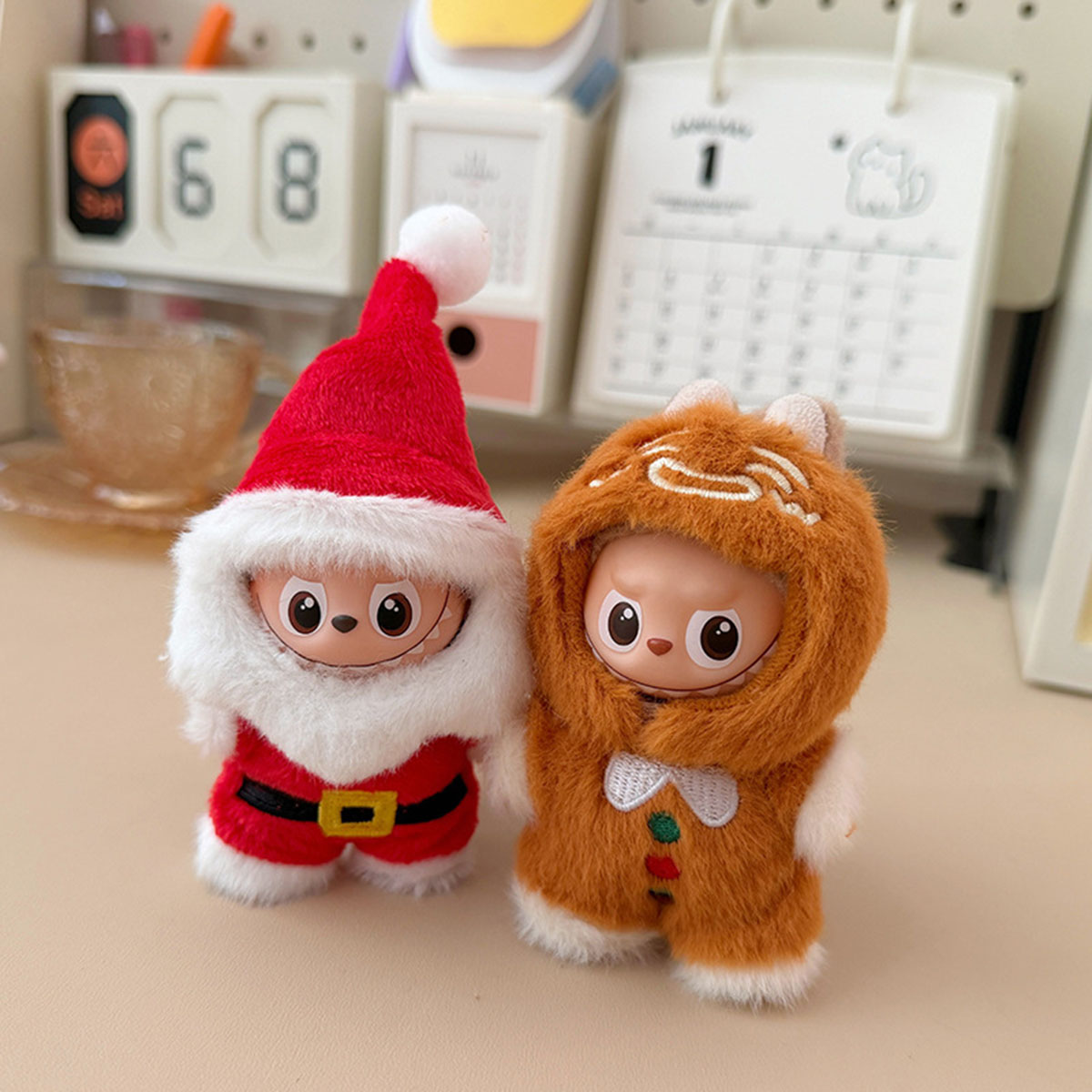Men'S Accessories For Christmas - [No Doll]Plush Doll's Clothes Christmas Gingerbread