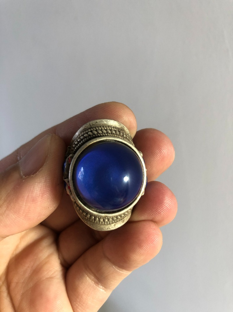 Men'S Accessories Hand Bands - Retro Men Statement Ring, Repatriated Old