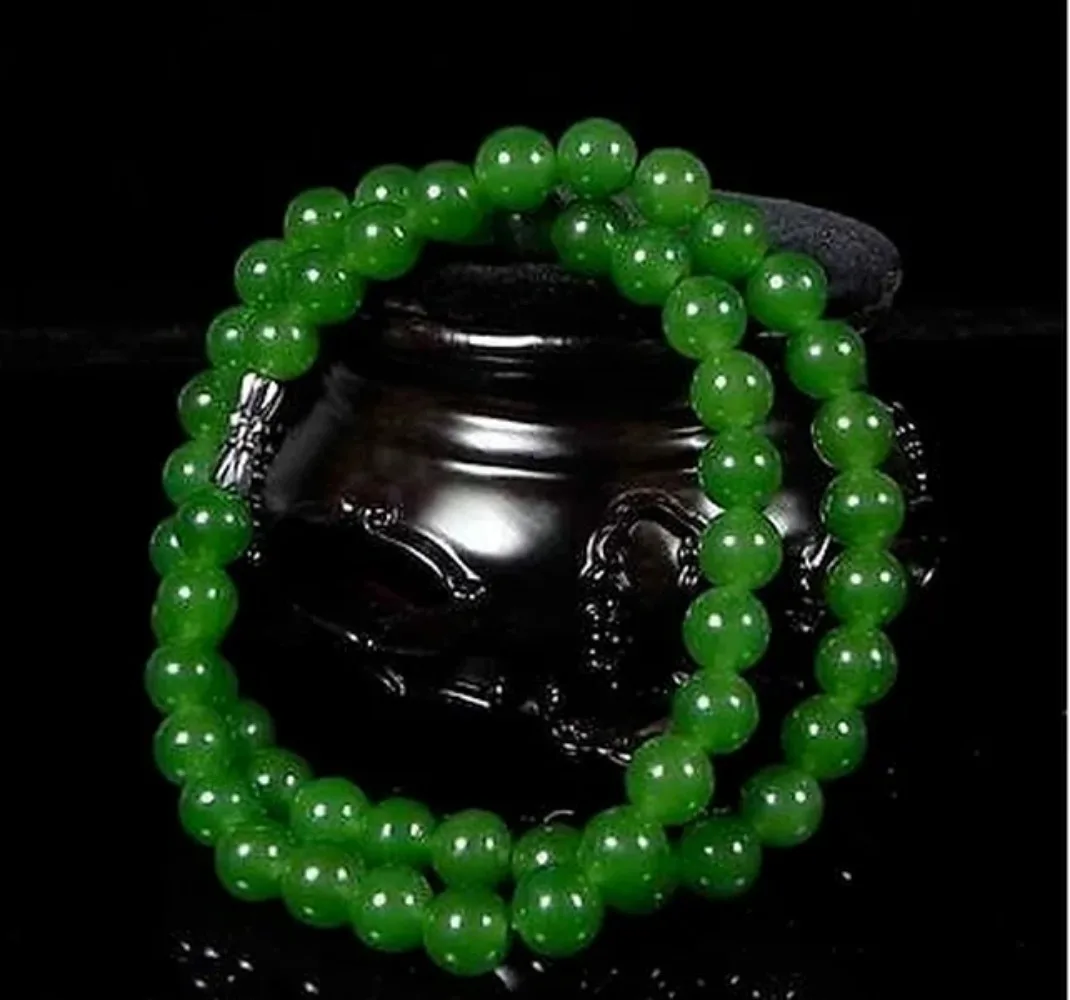 Genuine Natural Green Beads Ne - Men'S Accessories Jewelry 评论和价格