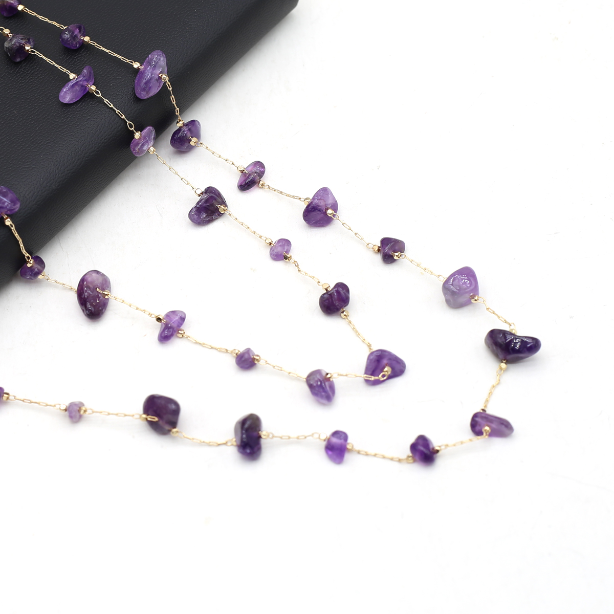 Natural Amethyst Stone Beaded  - Men'S Accessories Glasses 评论和价格