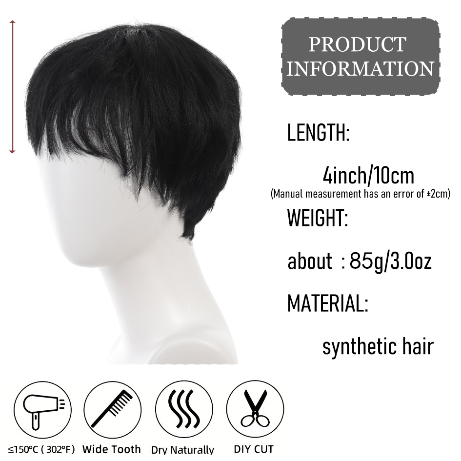 Synthetic wigs for men broken  - Men'S Accessories For Christmas 评论和价格