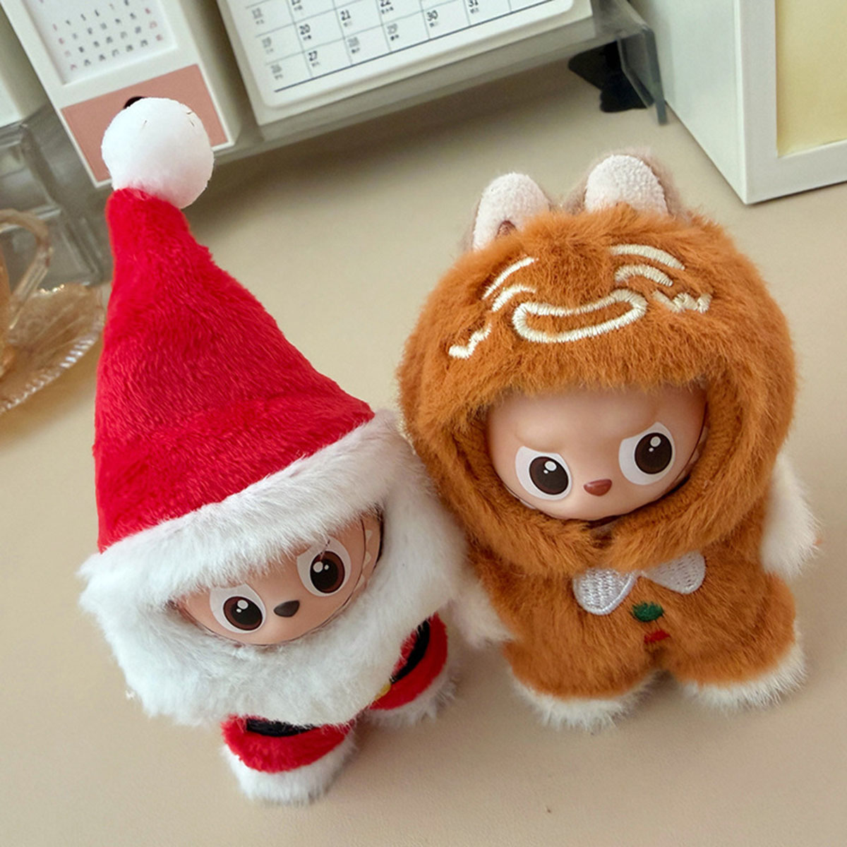 [No Doll]Plush Doll's Clothes  - Men'S Accessories For Christmas 评论和价格