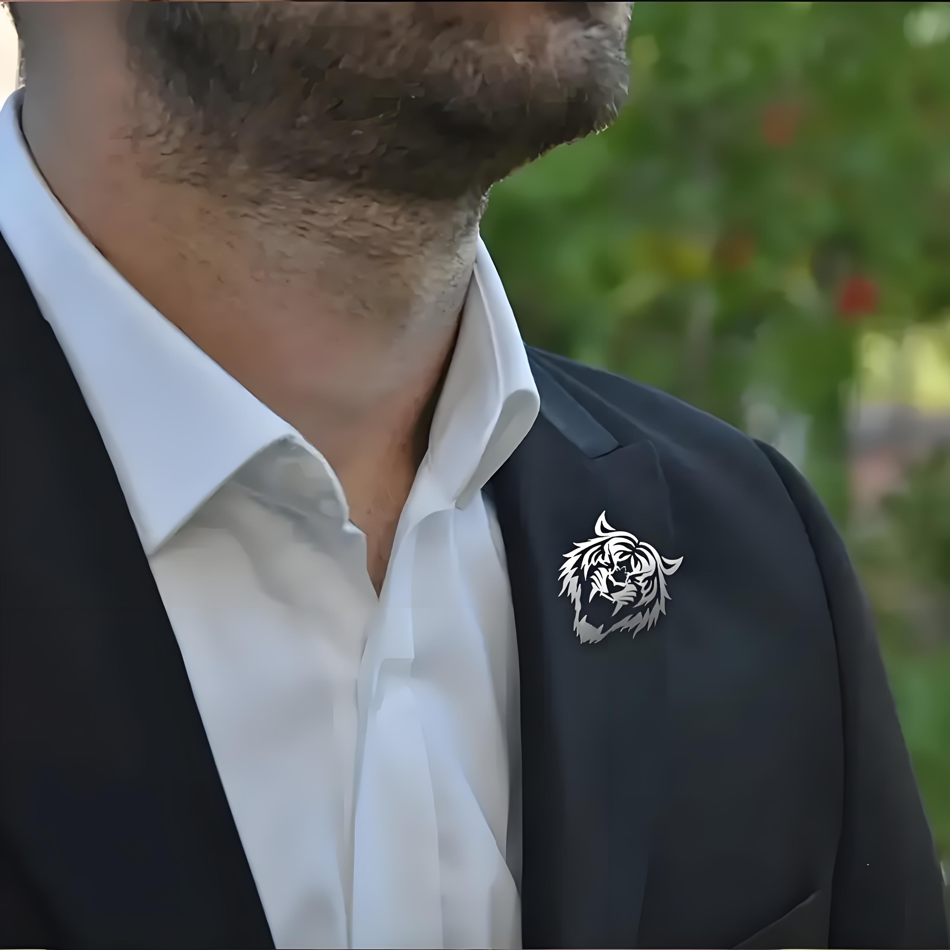 Men's Stainless Steel Tiger He - Men Accessories To Wear 评论和价格