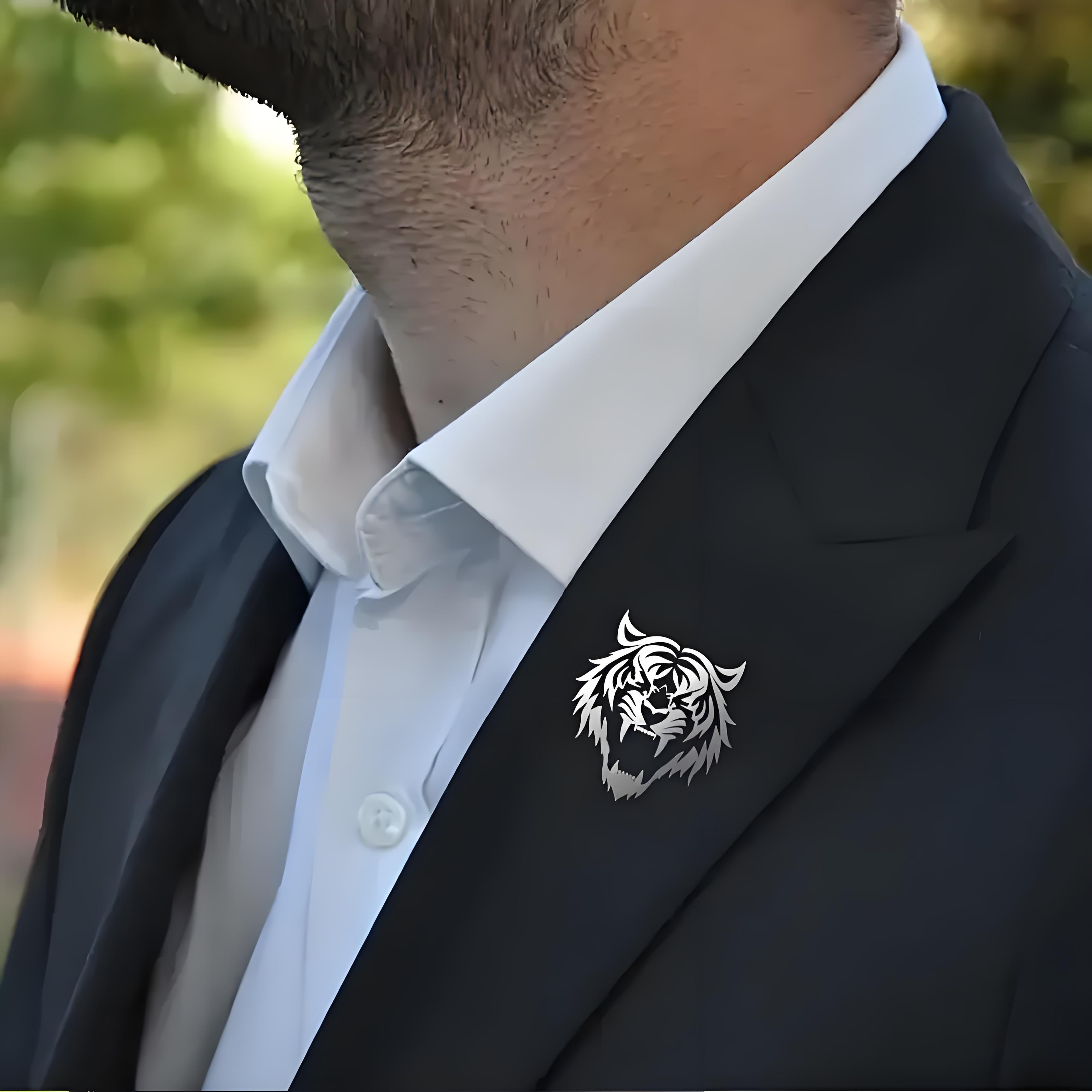 Men's Stainless Steel Tiger He - Men Accessories To Wear 评论和价格