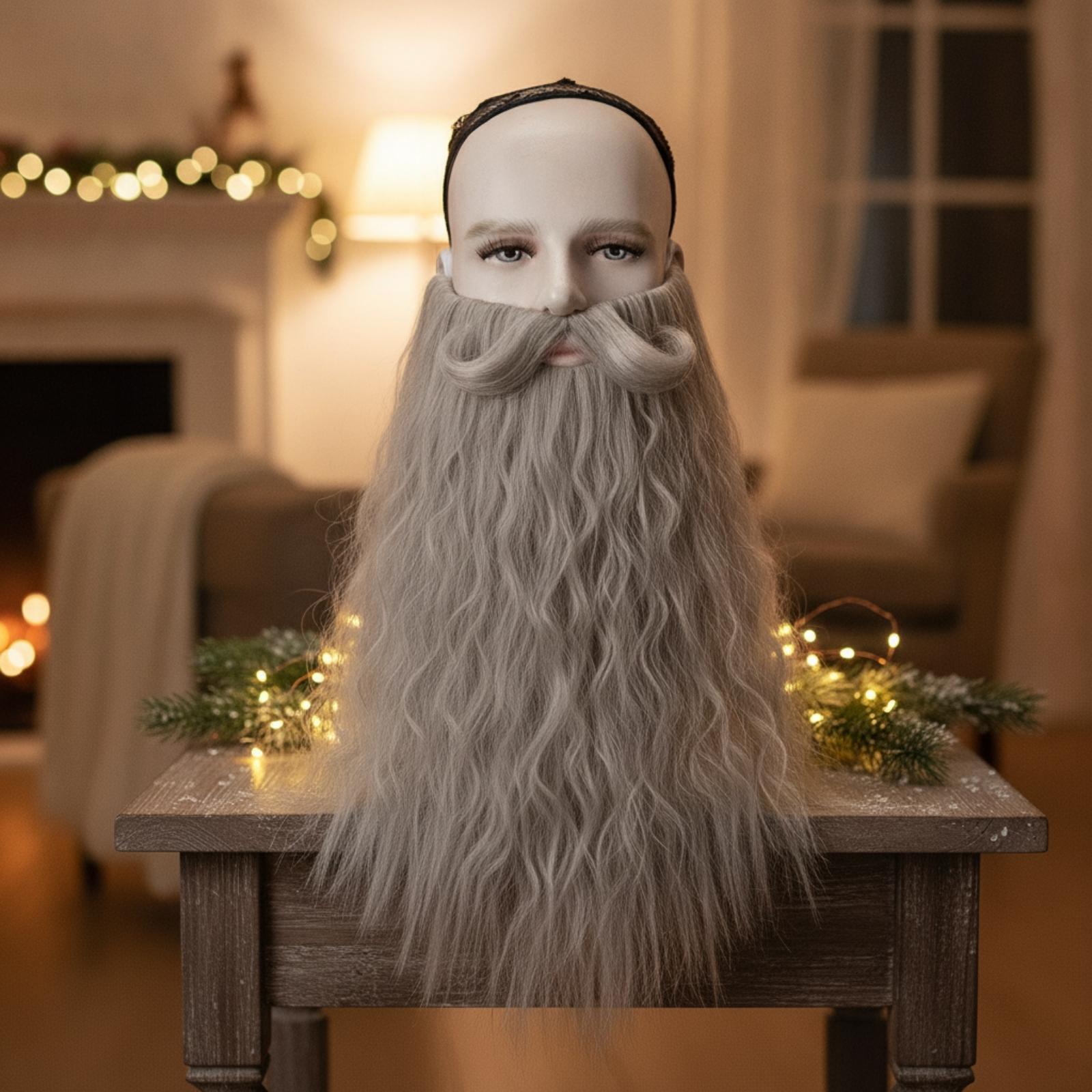 Costume Beard with Mustache Ad - Men Accessories To Wear 评论和价格
