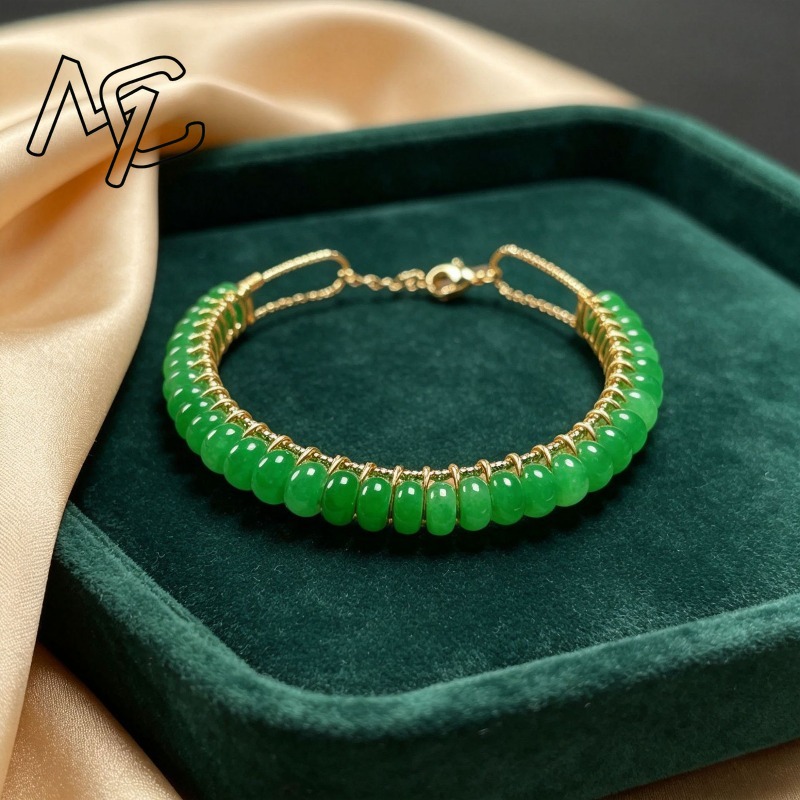 Natural Dry Blue Jade Abacus B - Men'S Accessories Jewelry 评论和价格