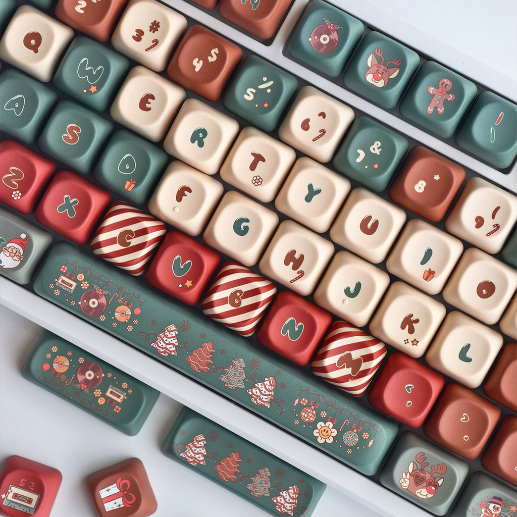 Merry Christmas Keycaps MOA Pr - Men'S Accessories For Christmas 评论和价格