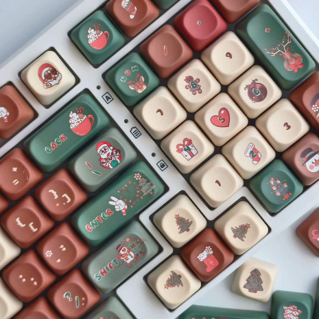 Merry Christmas Keycaps MOA Pr - Men'S Accessories For Christmas 评论和价格