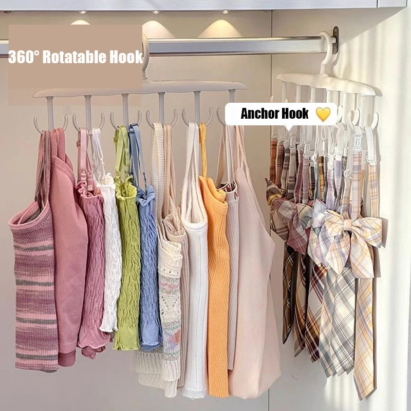 6 Hooks Women Storage Bra Hang - Men'S Accessories Wardrobe 评论和价格