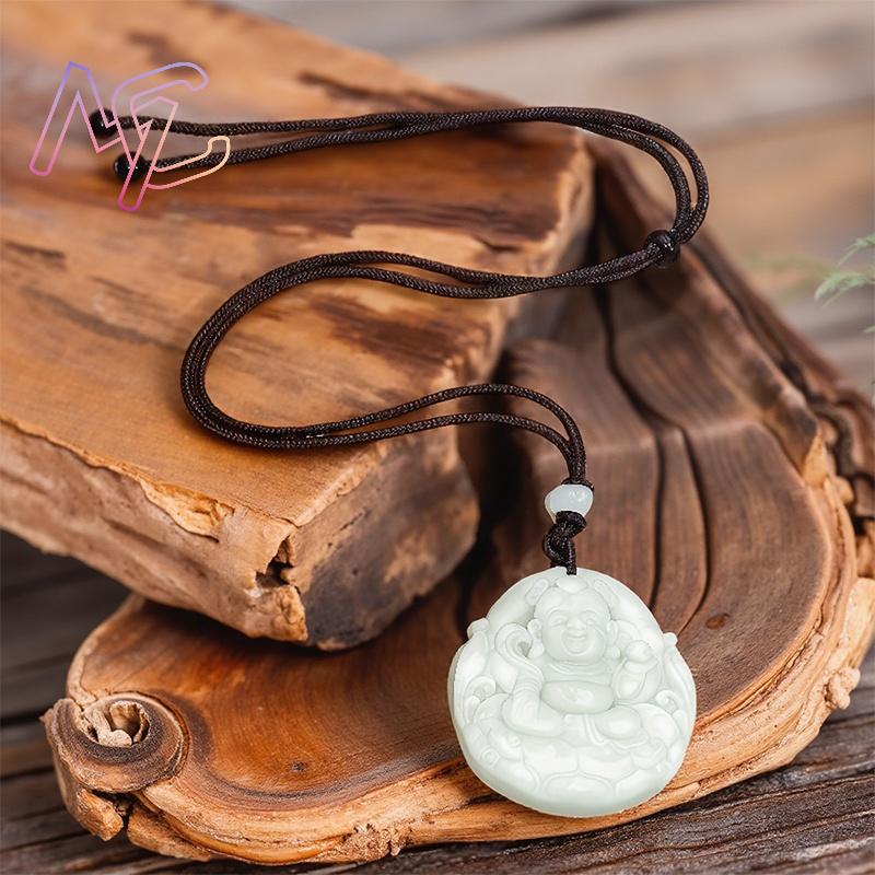 Green Real Jade Nezha Pendant  - Men'S Accessories Jewelry 评论和价格