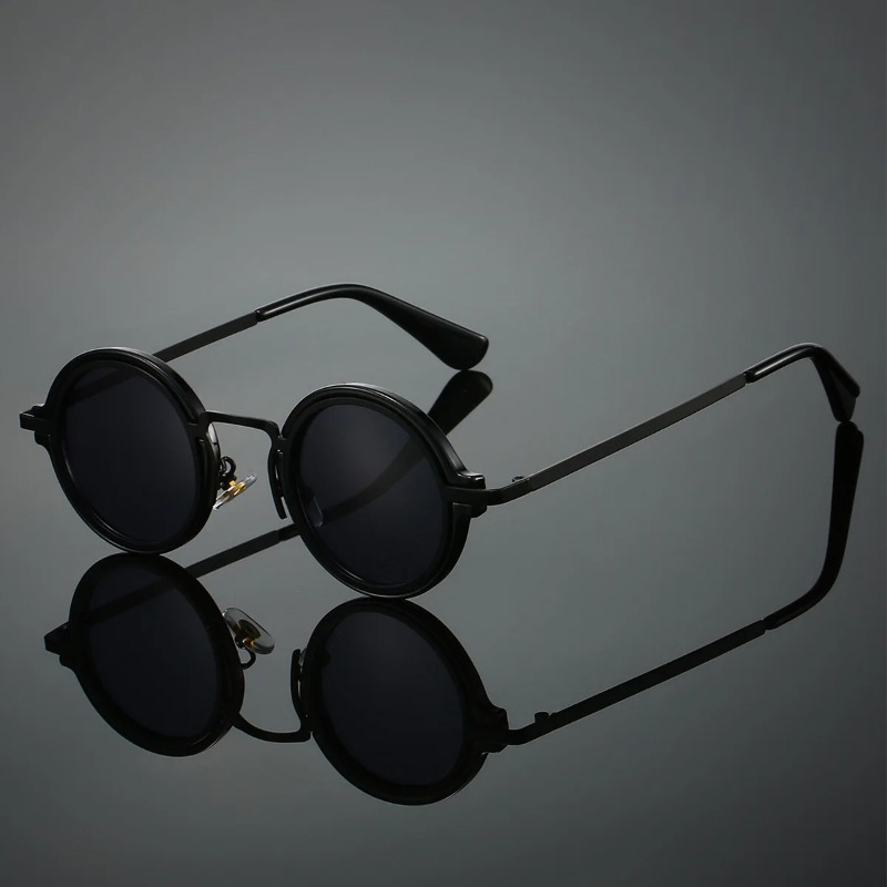 New Retro Metal Round Frame Su - Men'S Accessories Glasses 评论和价格