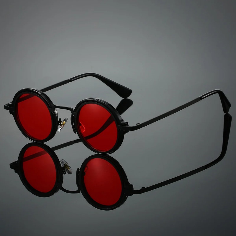 New Retro Metal Round Frame Su - Men'S Accessories Glasses 评论和价格