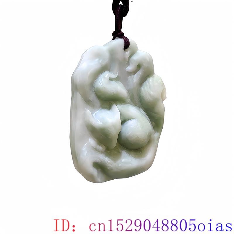 Natural Real Jade Fox Pendant  - Men'S Accessories Jewelry 评论和价格