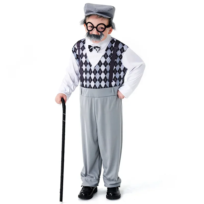 Halloween Cosplay Old Man Cost - Men'S Accessories Glasses 评论和价格